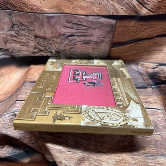 Texas Tech Red Raiders Picture Frame Double T Campus NCAA Photo Decor 4 x 6 - Picture 4 of 6